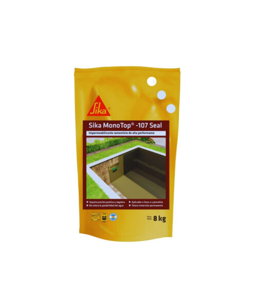 Mortero Cementicio Sika Monotop 107 Doy Pack 8 kg