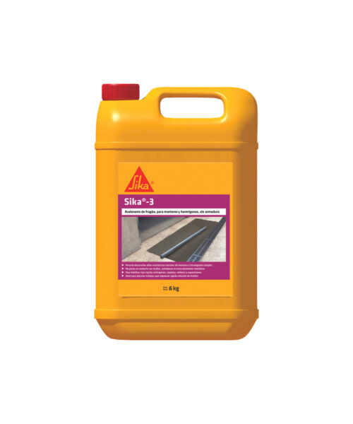 Sika 3 Acelerante de Fragüe sin cloruro X 6 KG