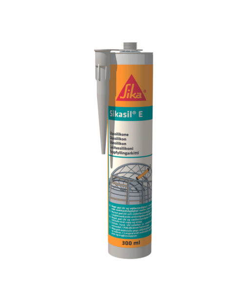 Sikasil E Sellador de silicona acétetico x 300 ml