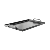 Planchetta de hierro laminado en caliente para 2 hornallas de 48 x 28 cm y 2,5 mm de espesor, ideal para cocina o parrilla