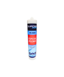 Adhesivo sellador para pegar venecitas bajo el agua en piletas, tubo 290 ml, ideal para reparaciones y fijaciones sumergidas.